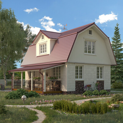 the house with dogs
