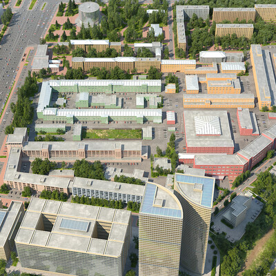 Office complex - VIZ-layout