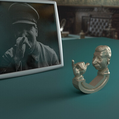 Joseph Stalin pendant