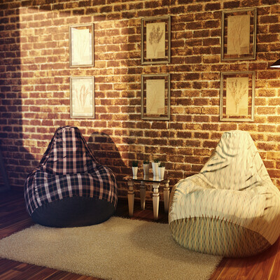 Bean bag in the interior :-)