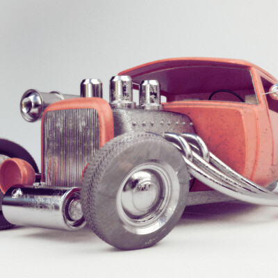 Cartoon Hot Rod