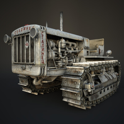 Stalinets S-65 Soviet Tractor