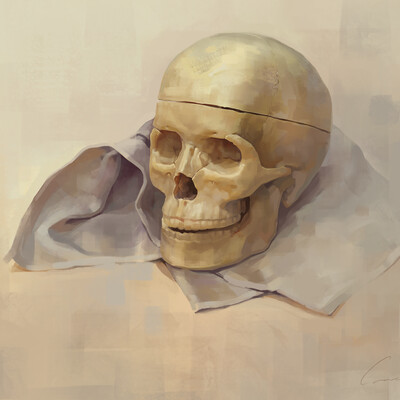plastic skull