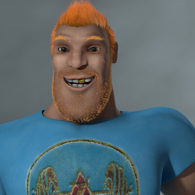 Redhead athlete