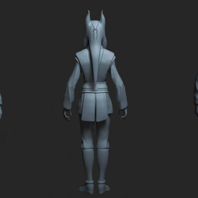 3D character models Jedi race Togruta