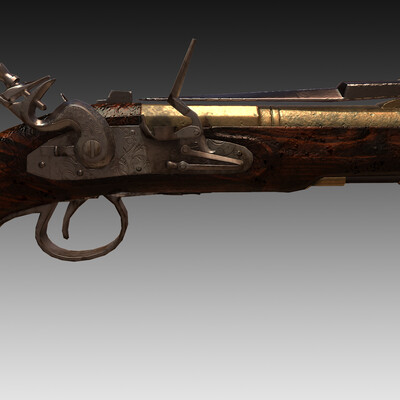 Flintlock pistol