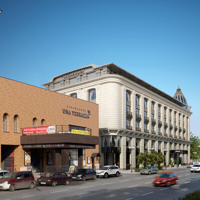 2014 | Hotel on Lenina Street - Perensona Street in Krasnoyarsk