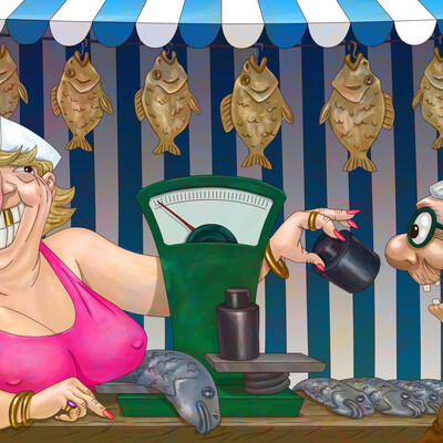 Fish trader