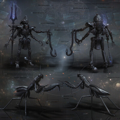 Dark Lich & Mantis
