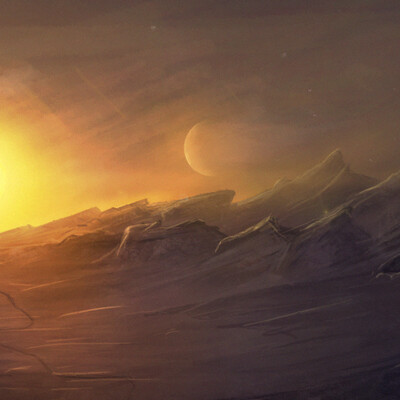 Sunset on Venus