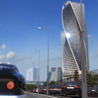 architectural animation Evolution tower