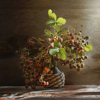 Bouquet of strawberries