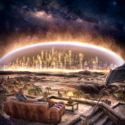 Under the dome of the sky