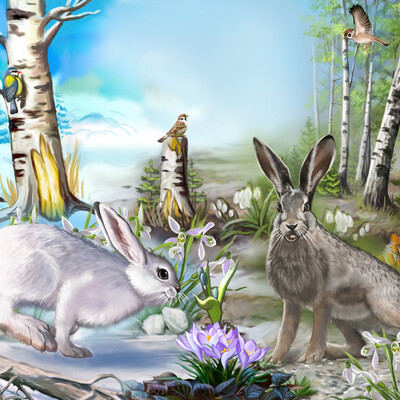 How to change the color of a hare