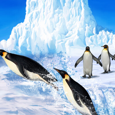 bouncy penguins