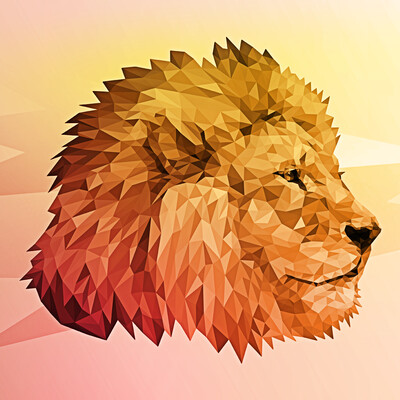 Polygon lion