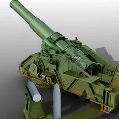 Soviet 305 mm howitzer 1915 