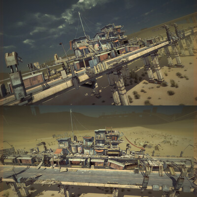 Bridge In Desert