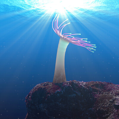 At the depth of the sea