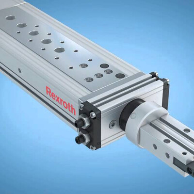 3d animation of robotic conveyor from germany "Rexrot Linear"