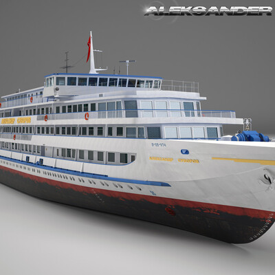 The Soviet ship "Alexander Suvorov" draft. 92-06