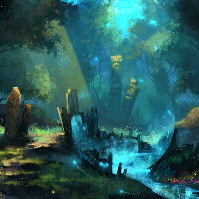 green ruins