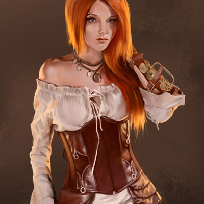 steampunk girl