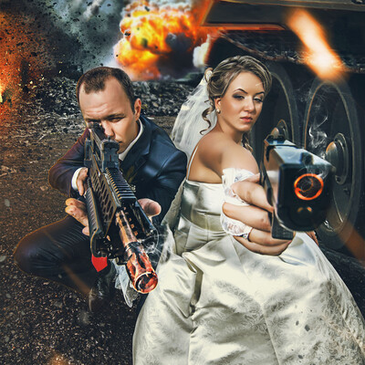 Funny wedding