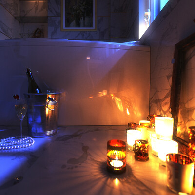 Bathroom in a private house