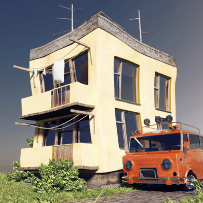 Cartoon house