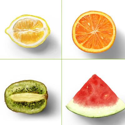 Sliced fruit