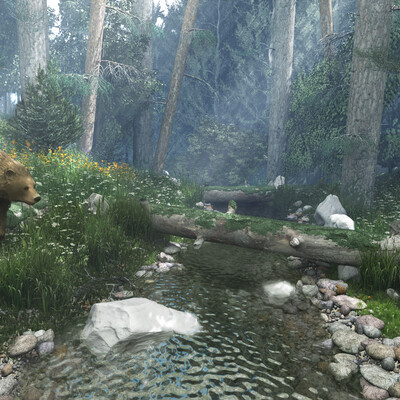Forest brook