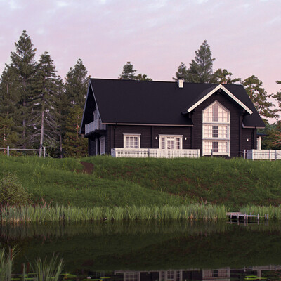 Near the pond
