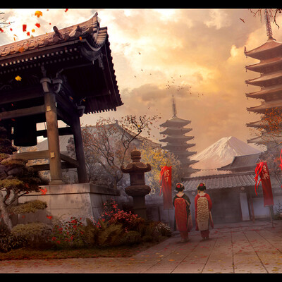 The Momiji season