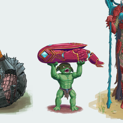 charr, asura and norn