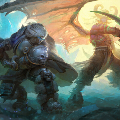 Arthas and Illidan.dance of Death