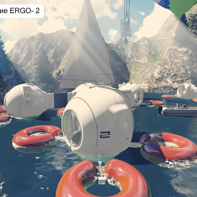 Video presentation of diploma project on a theme the Mobile dwelling module Ergo