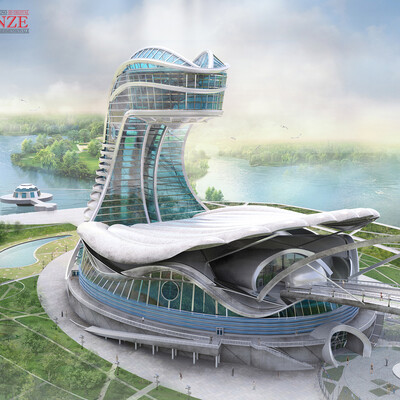 Hotels Complex in the Sea style