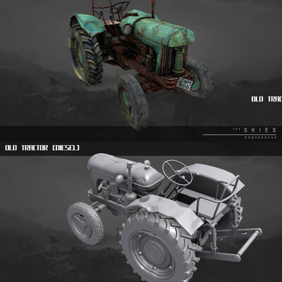 Old tractor [diesel]