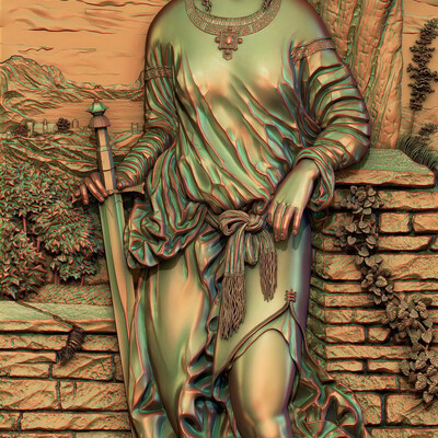 «Giuditta» (Judith) (by painting Giorgione De Castelfranco)