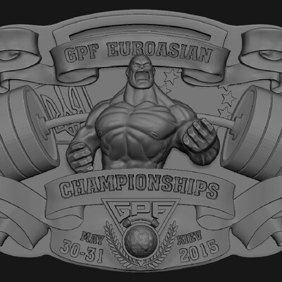 3d model of medal for competition