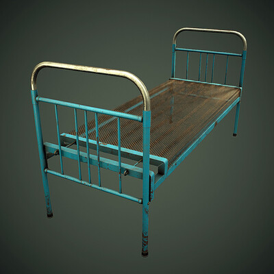 Rusty Iron Bed