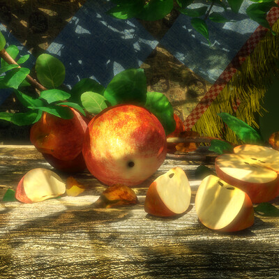 The apples