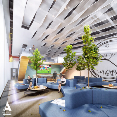 Visualization of office for the large Russian company "Rosatom"