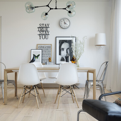 Scandinavian style apartment
