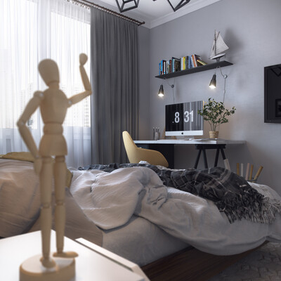 Bedroom for photographers