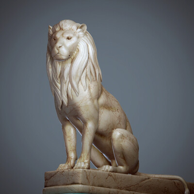 Marble lion