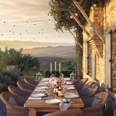 Dinner in Toscana