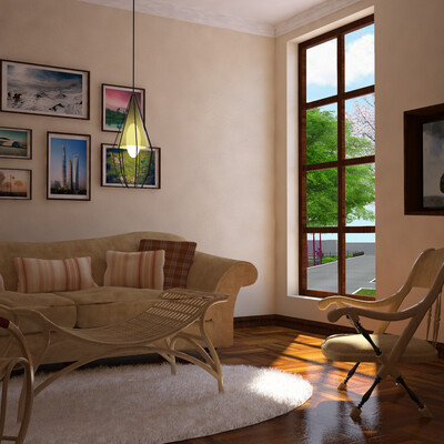 usual render