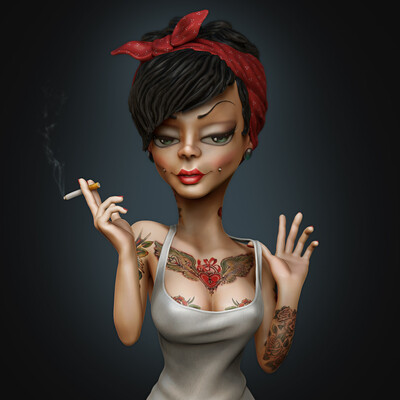 That tattooed girl